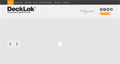 Desktop Screenshot of deck-lok.com